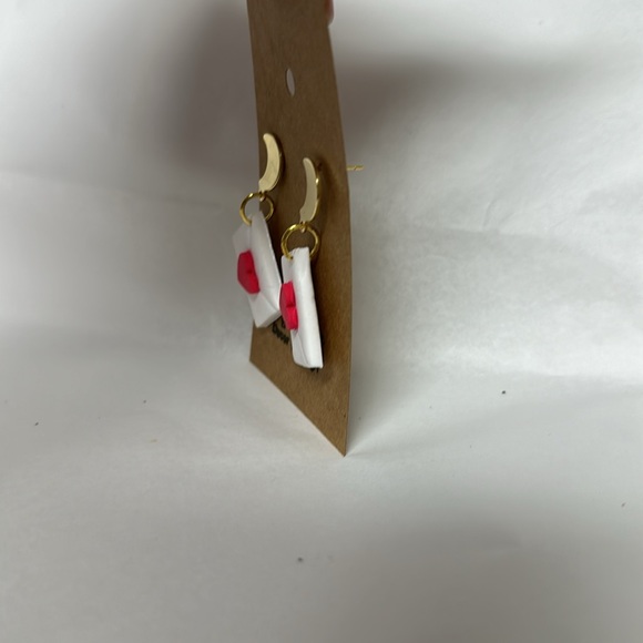 Late Night Love Letters Valentine’s Earrings Handmade NEW - Picture 3 of 5